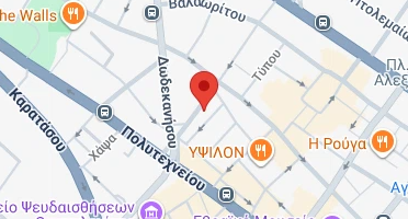 Location of business on map