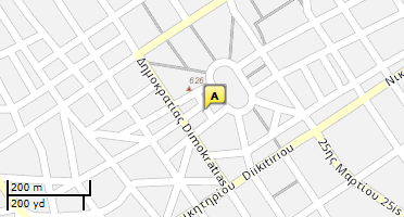 Location of business on map
