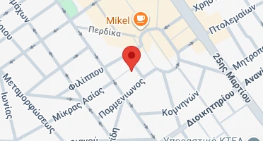 Location of business on map