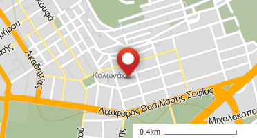 Location of business on map