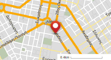 Location of business on map