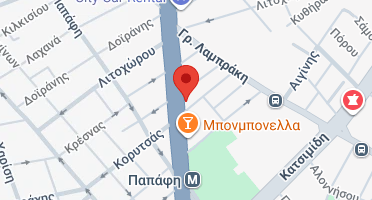 Location of business on map