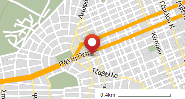 Location of business on map