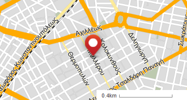 Location of business on map