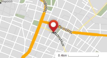Location of business on map
