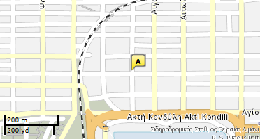 Location of business on map