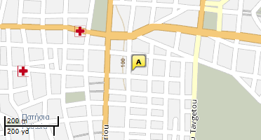 Location of business on map