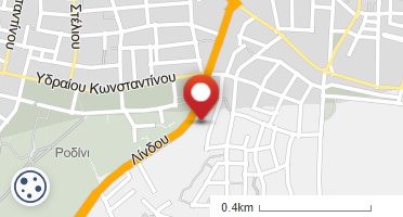 Location of business on map