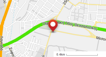 Location of business on map