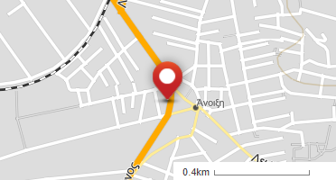Location of business on map