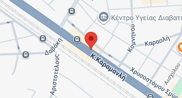 Location of business on map