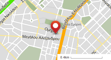 Location of business on map