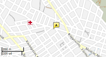 Location of business on map