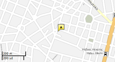 Location of business on map