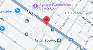 Location of business on map