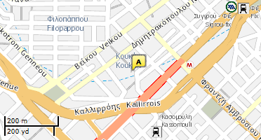 Χάρτης και σημείο της επιχείρησης