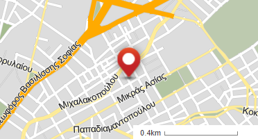 Location of business on map