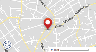 Location of business on map