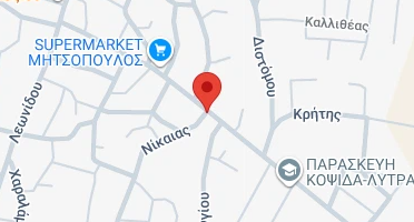 Location of business on map