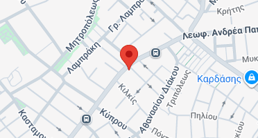 Location of business on map
