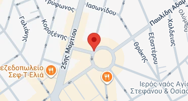Location of business on map