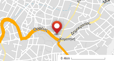 Location of business on map