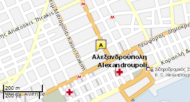 Location of business on map