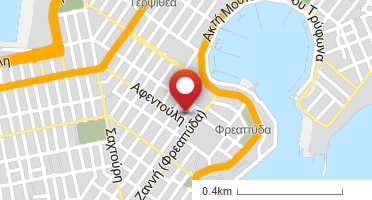 Location of business on map