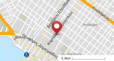 Location of business on map
