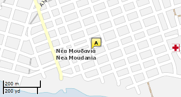 Χάρτης και σημείο της επιχείρησης