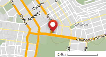 Location of business on map
