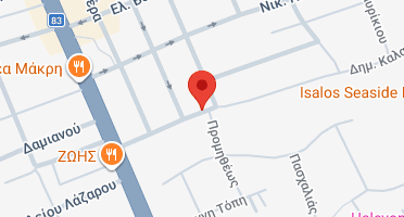 Location of business on map