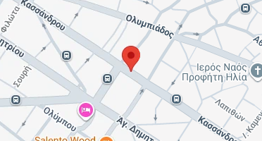 Location of business on map