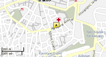 Χάρτης και σημείο της επιχείρησης