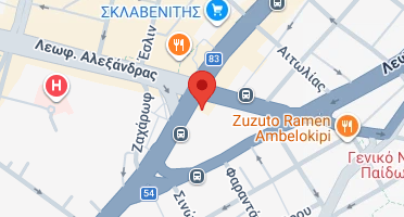 Location of business on map