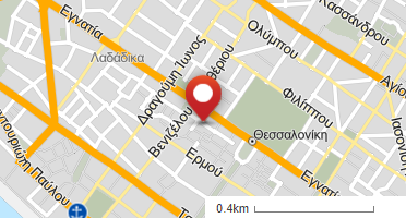 Location of business on map