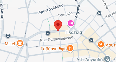 Location of business on map