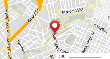 Location of business on map
