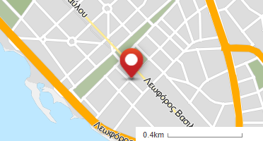 Location of business on map