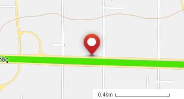 Location of business on map
