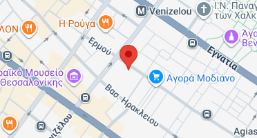 Location of business on map
