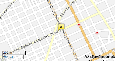 Location of business on map