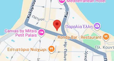 Location of business on map