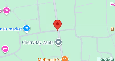 Location of business on map