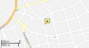 Location of business on map