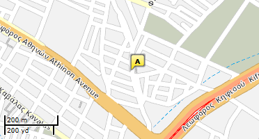 Location of business on map