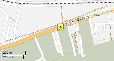Location of business on map