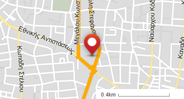 Location of business on map