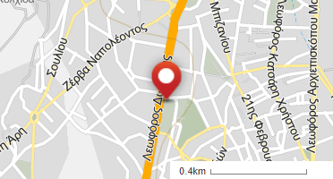 Location of business on map