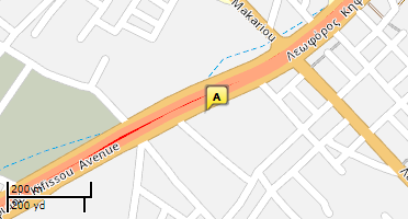 Location of business on map